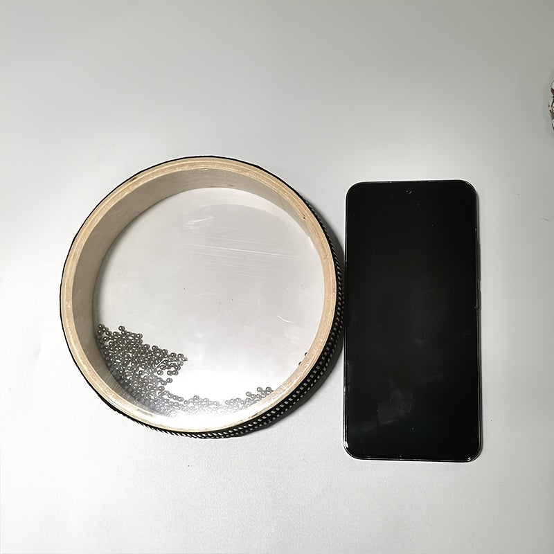 Tibetan Singing Bowl Sound Healing Instrument for Meditation Yoga Relaxation Plastic Beige Red