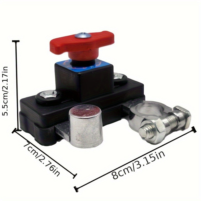Main Aluminum Negative Battery Disconnect Switch 12-24V for Vehicle Power