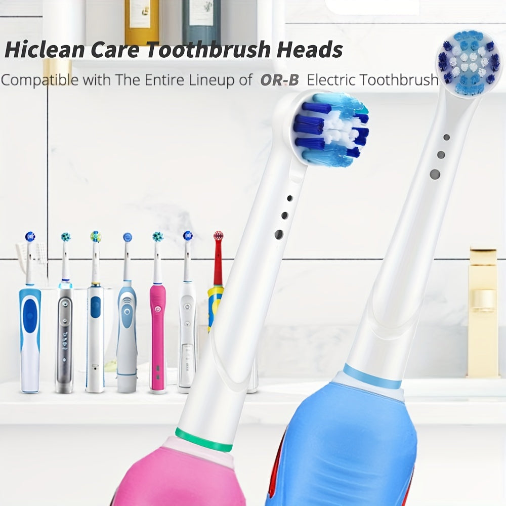 8Pcs Toothbrush Heads with Reusable Covers for Electric Toothbrushes