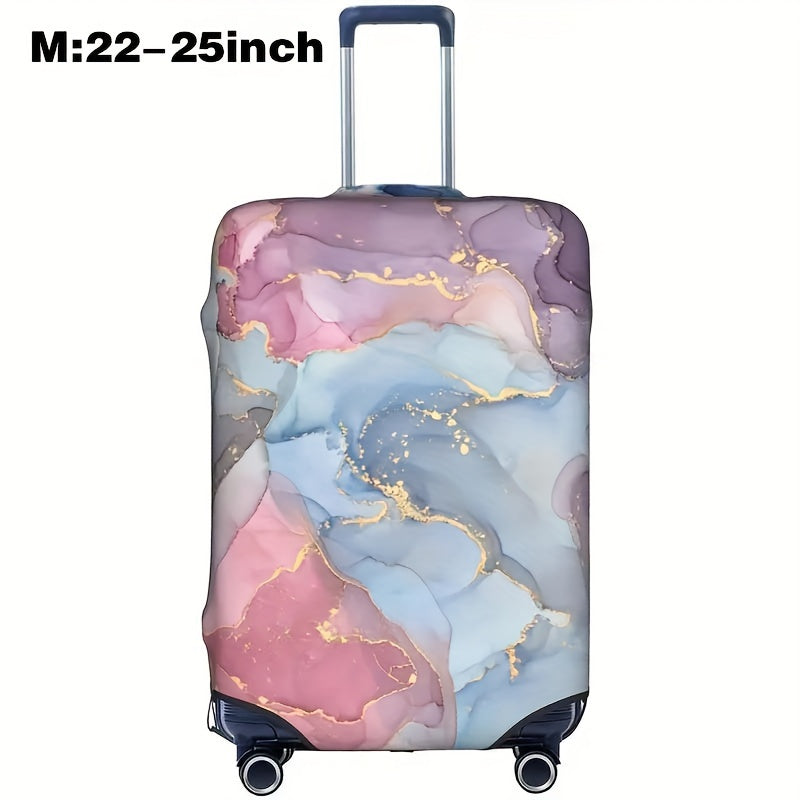Cartoon Patterned Elastic Luggage Cover for Travel Suitcase or Duffle Case
