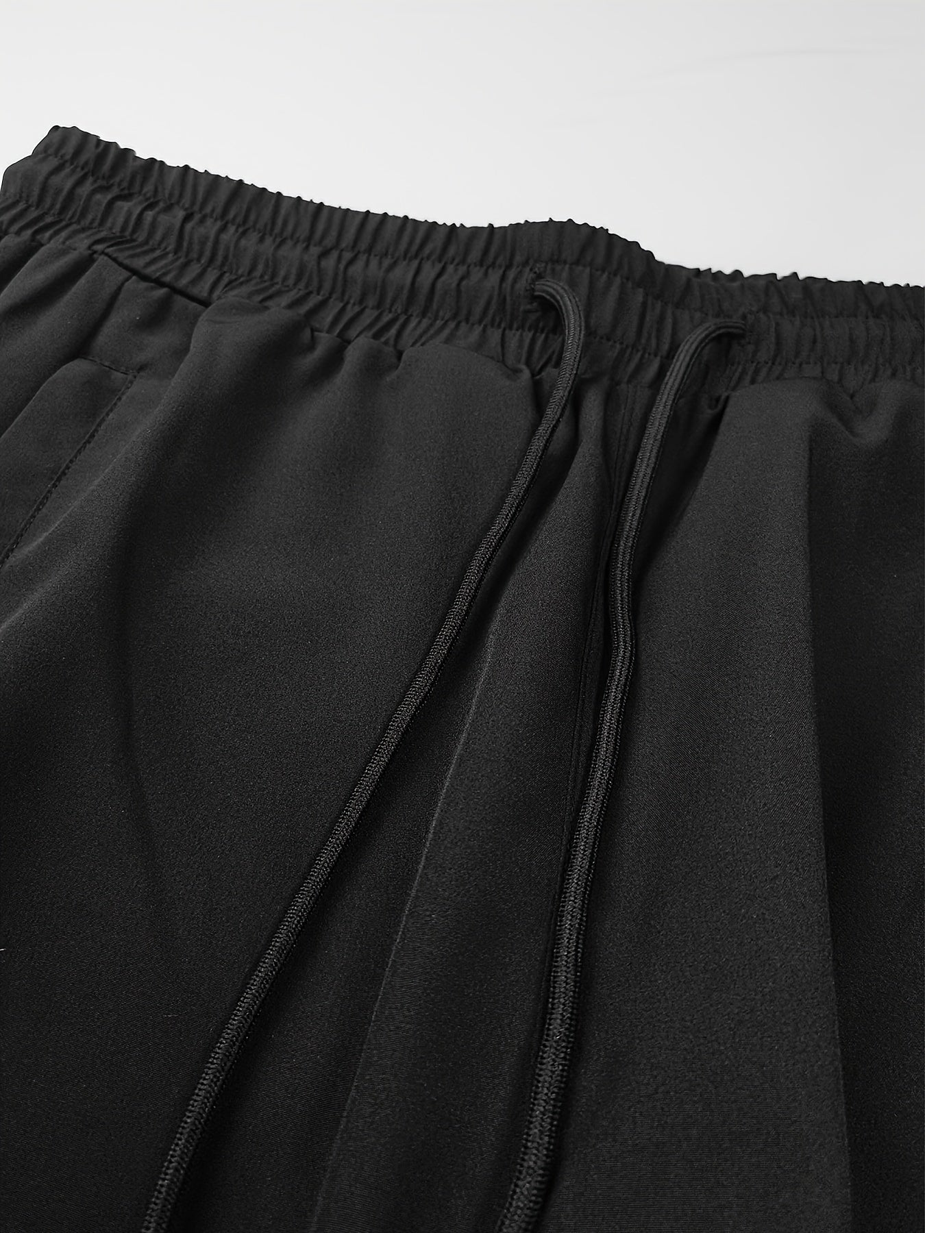 Мужские черные спортивные джоггеры водонепроницаемые дышащие с UV-защитой, боковыми карманами для бега, походов, отдыха на природе