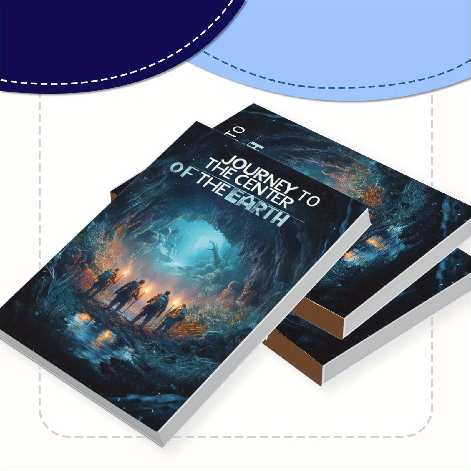 Journey to the Center of the Earth Book by Jules Verne English Edition Science Fiction Adventure Classic