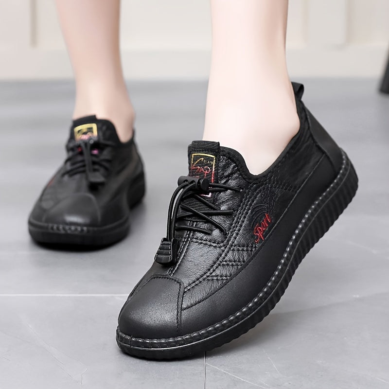 Women's Slip-On Sneakers with Floral Embroidery Breathable Fabric PU Sole Casual All-Season