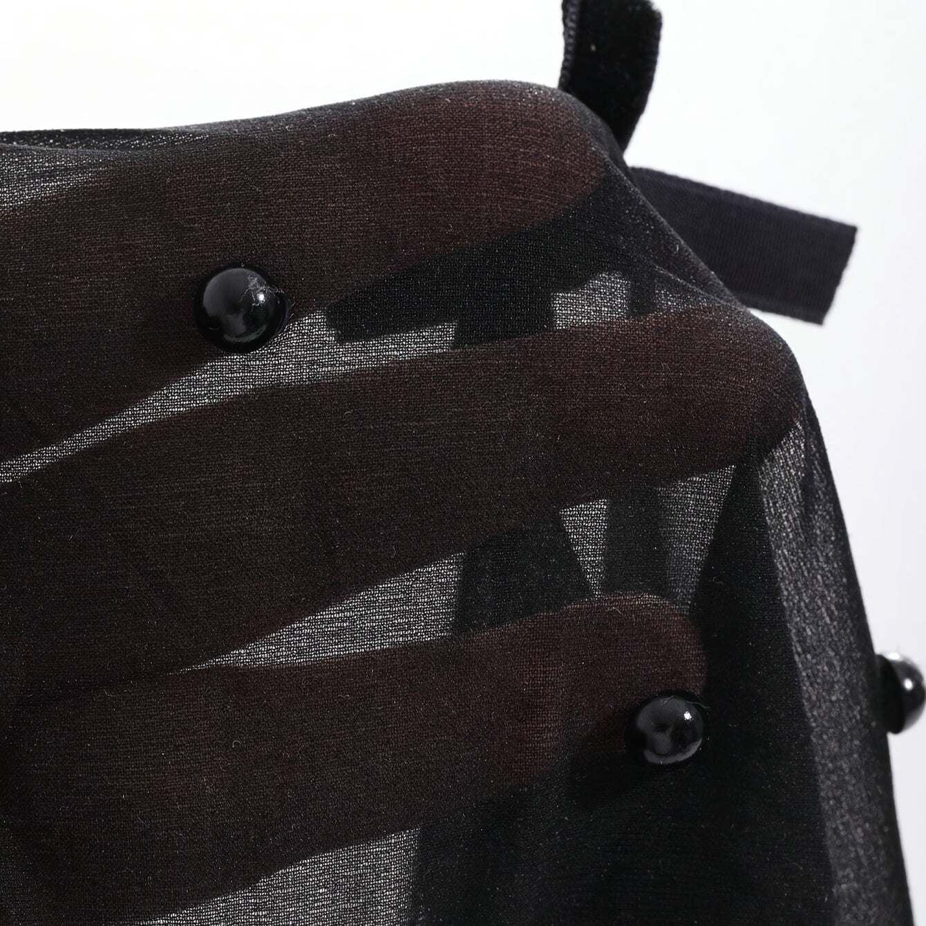 Women's Black Sheer Pantyhose with Bow and Pearl Accents High-Waisted Spring Autumn