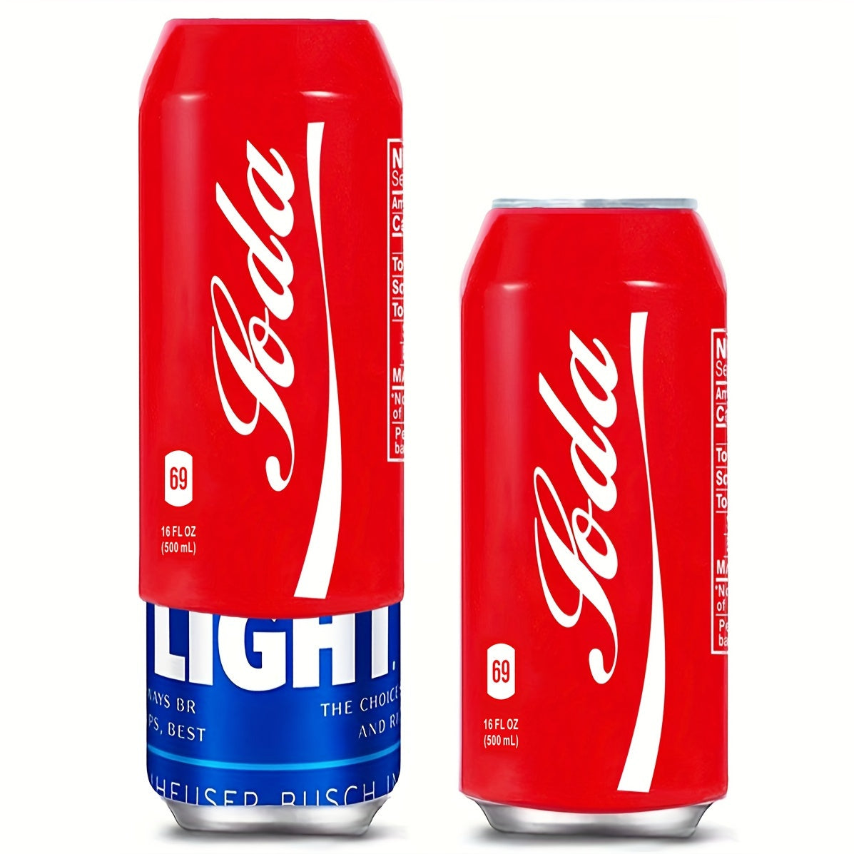 Silicone Soda Can Sleeve for 16oz Beverages, Keeps Drinks Cold, Travel and Outdoor Use