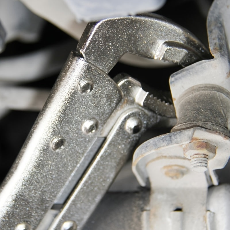 3-Piece Locking Pliers Set 30.48cm Curved & Straight Jaws Clamping Tools