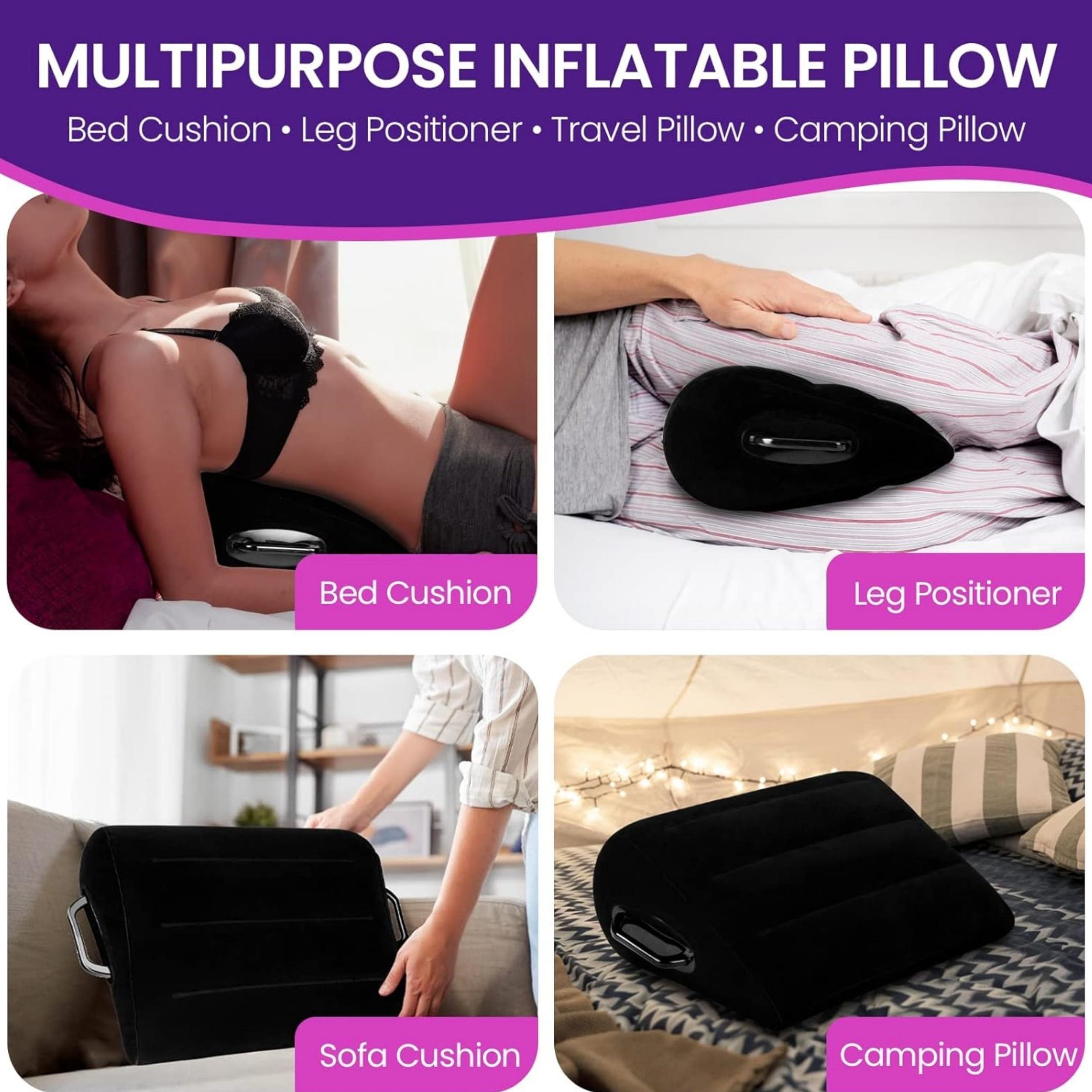Soporte inflable para embarazo, almohada para la espalda, piernas, abdomen y viajes