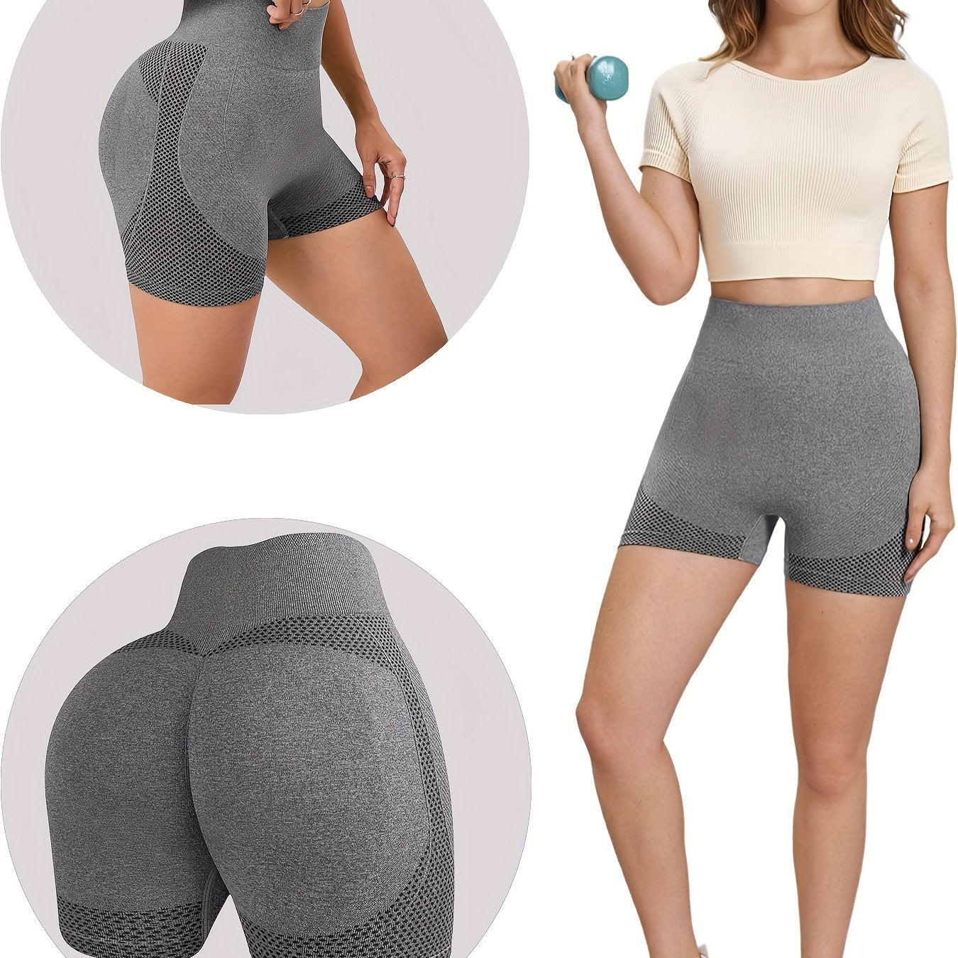 Women's Multi-Color High Waist Butt Lifting Shapewear Shorts Tummy Control