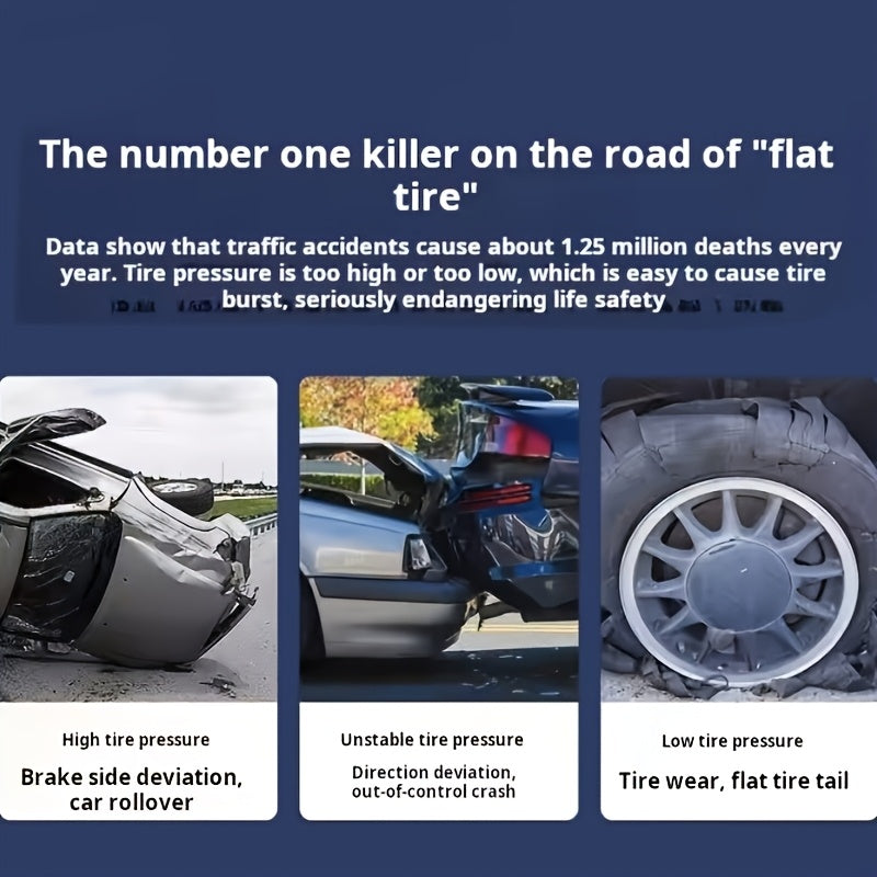 Portable Tire Inflator Air Compressor for Cars Bikes and Sports Equipment