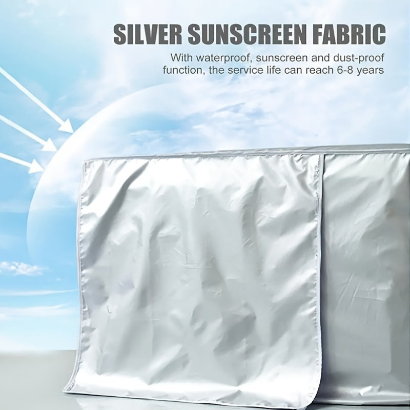 Outdoor Air Conditioner Cover Waterproof Sun Protection 96cm x 70cm x 40cm