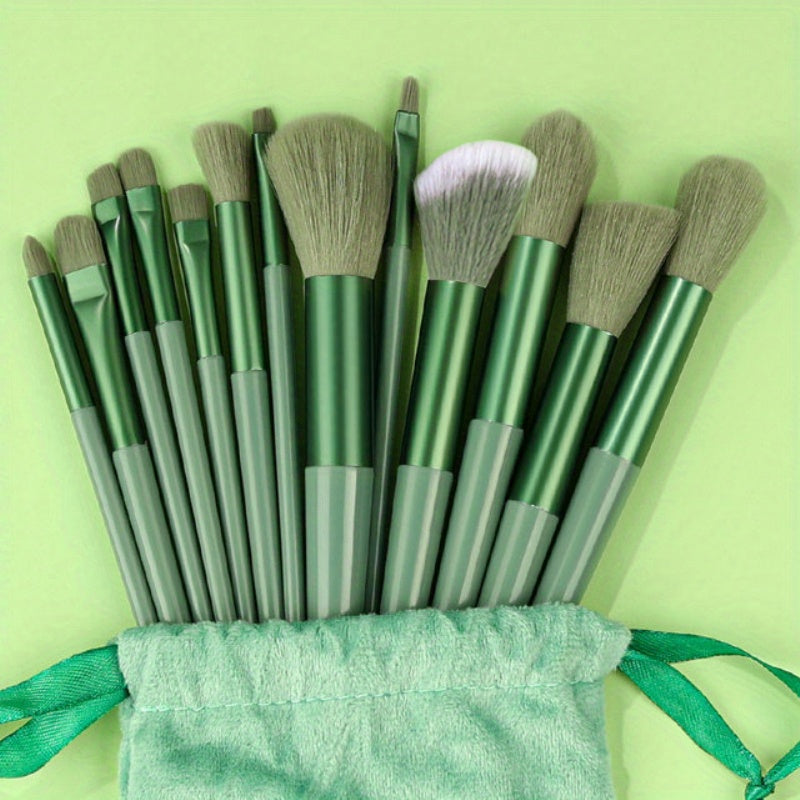 13pcs Makeup Brush Set Soft Fluffy Foundation Blush Eyeshadow Kabuki Beauty Tools