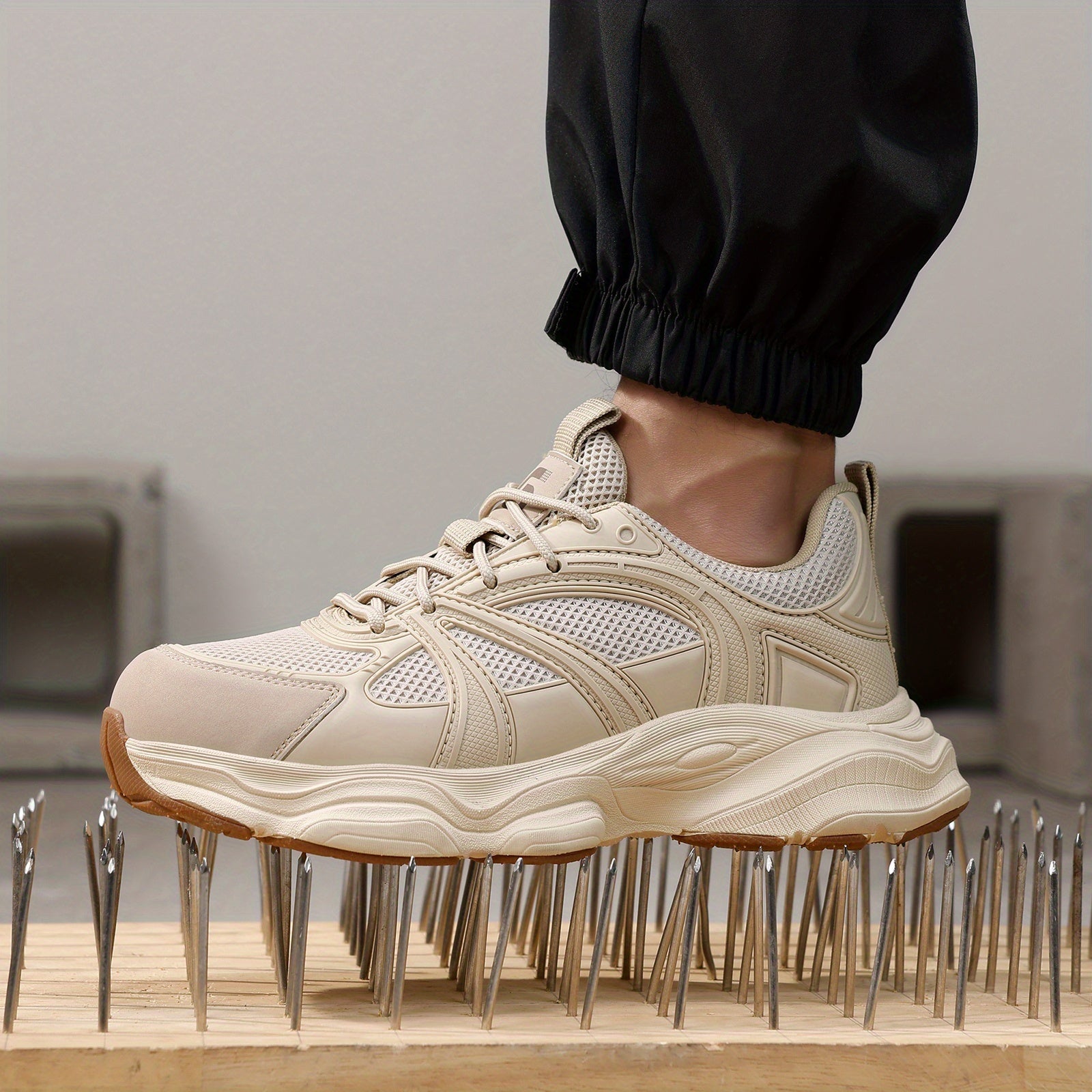 Women's Breathable Low Top Safety Shoes Anti-Smash Puncture Durable EVA