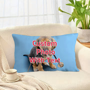 Personalized Double-Sided Plush Pillowcase with Photo and Text 30x50cm Gift