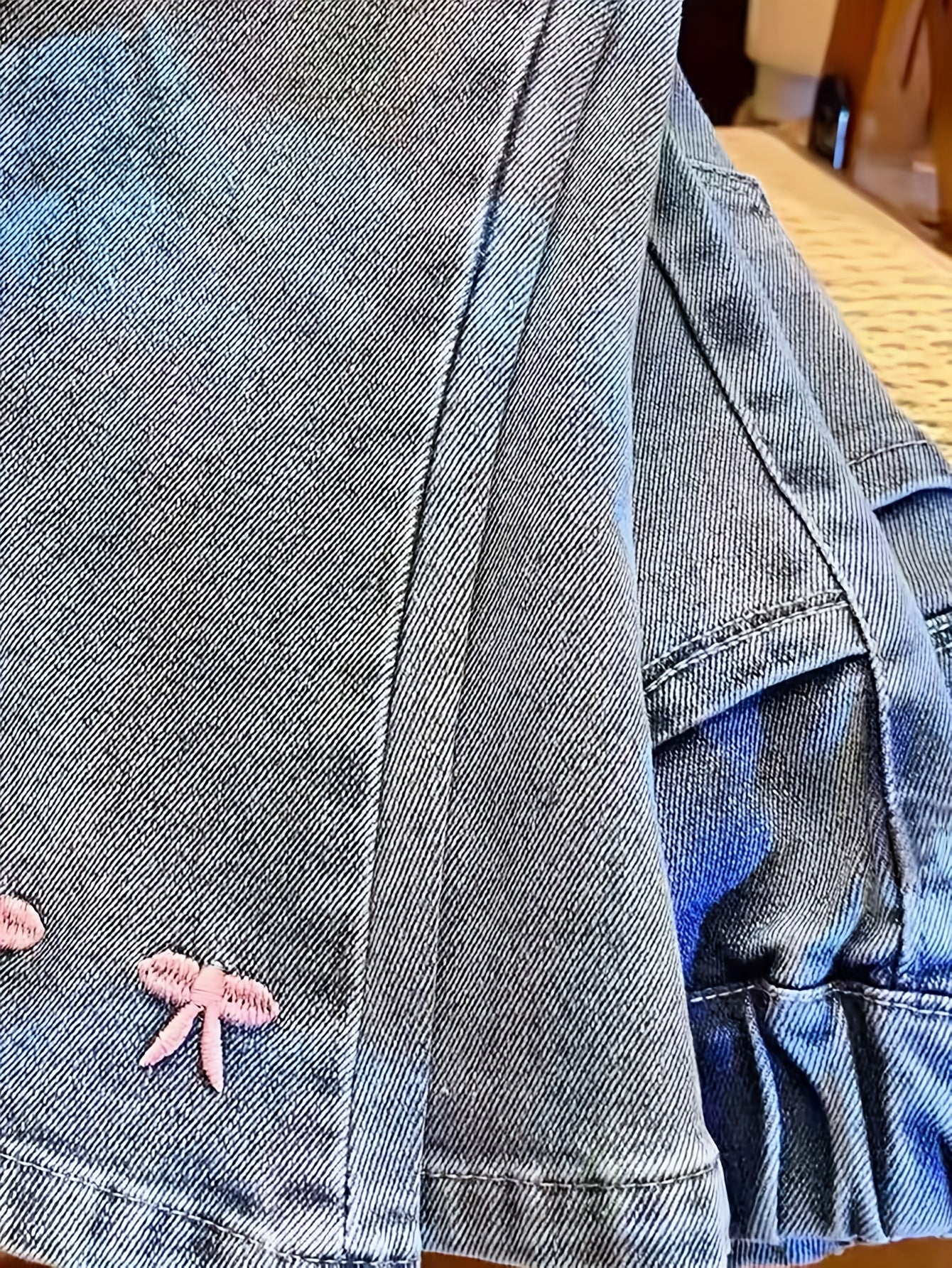 Джинсы для девочек-новорожденных с бантом, из хлопково-эластичной ткани, мягкий трикотаж, весна-осень