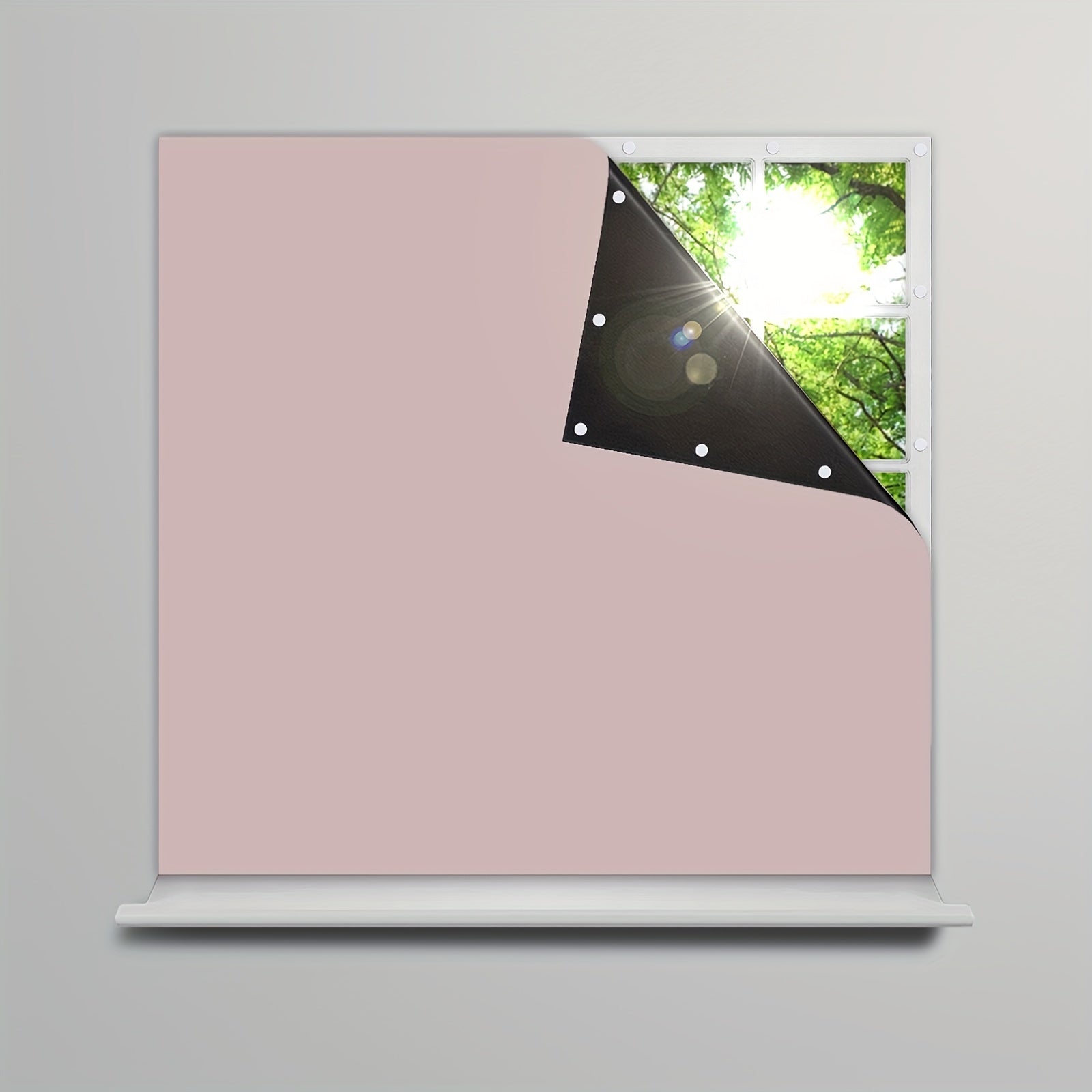 Cortina opaca ajustable para dormitorios y salas de estar Bloquea los rayos UV Fácil de instalar