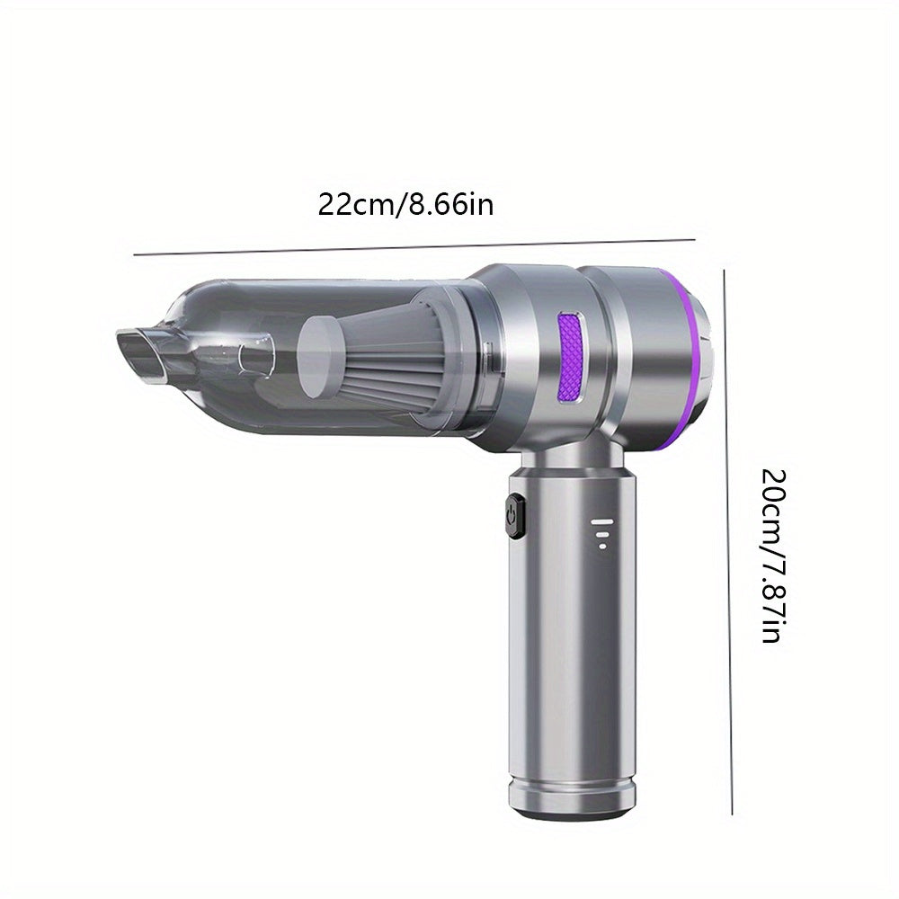 Aspiradora de coche inalámbrica portátil con potencia de 16000PA y aire comprimido