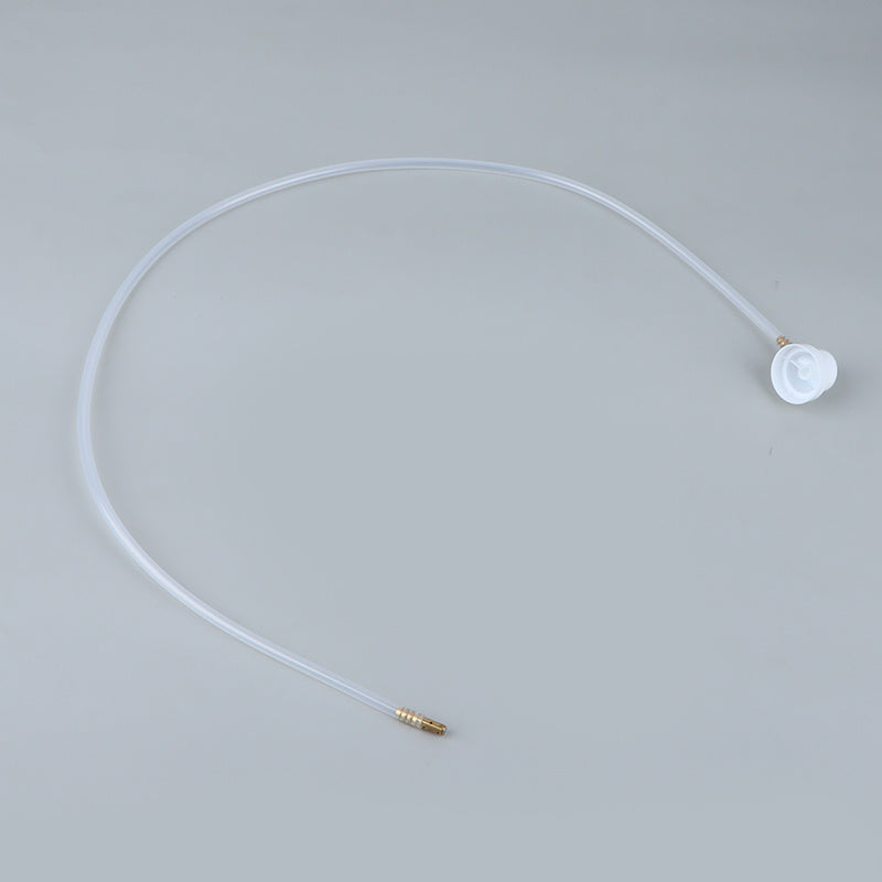 2 Белых жидкостных расширительных шланга для насадок для аэрозольных баллонов - 60см/23.62дюймов, материал PP, дизайн с триггером, универсальная распылительная насадка