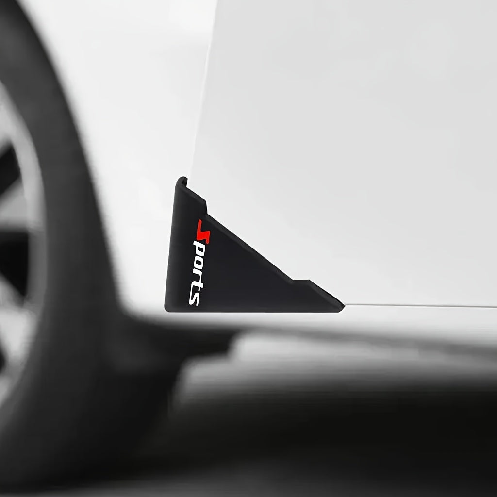 Universal avtomobil eshigi burchaklarini himoyalovchi silikon, chizishga qarshi bumper qoplamalari, 2 ta paket