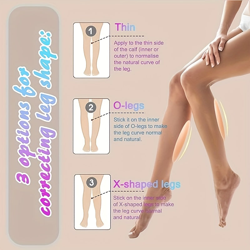 Silicone Self-Adhesive Calf Pads for Women's Lingerie and Underwear Invisible Leg Correction