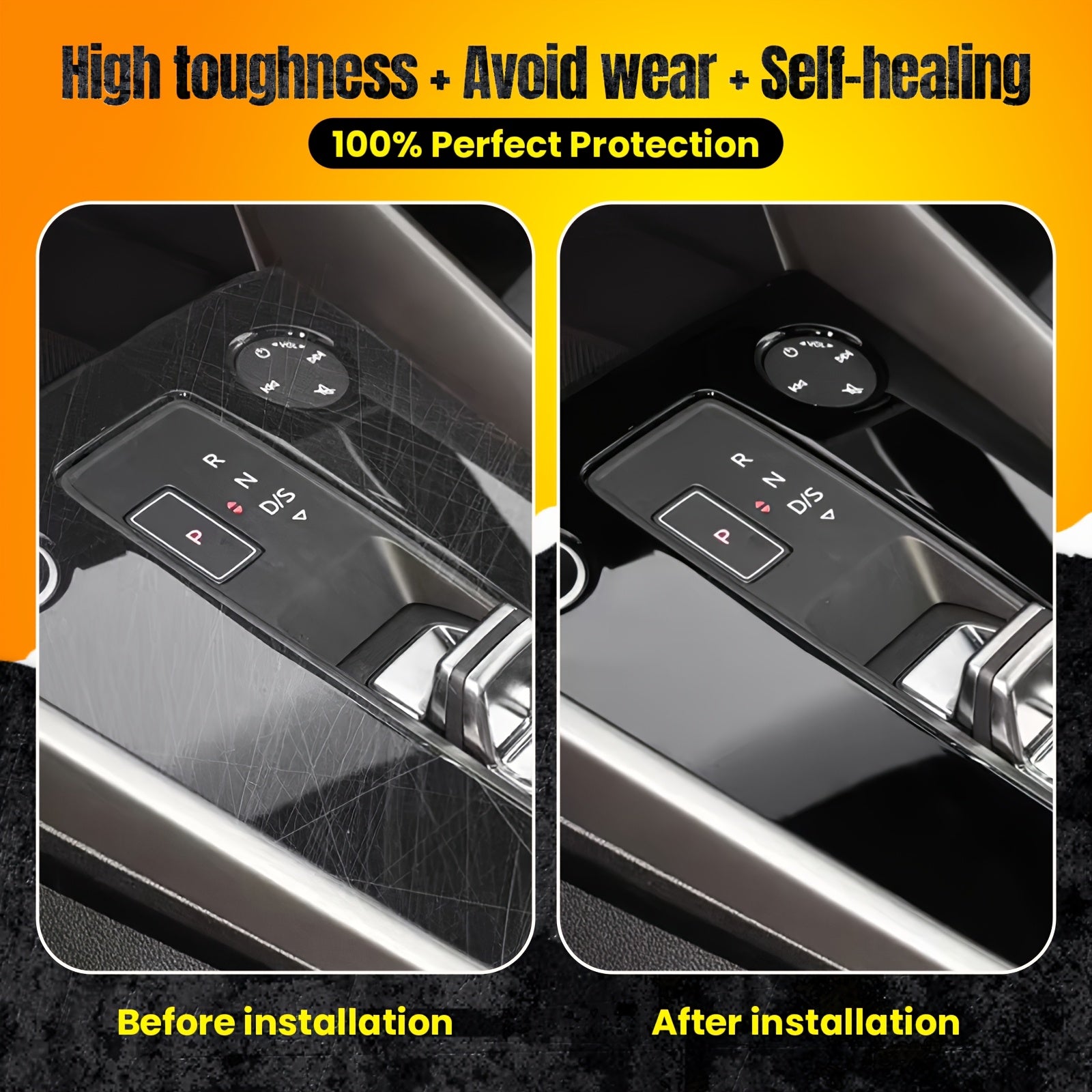 Universal TPU Navigation Screen Film Glossy Scratch-Resistant Easy Install