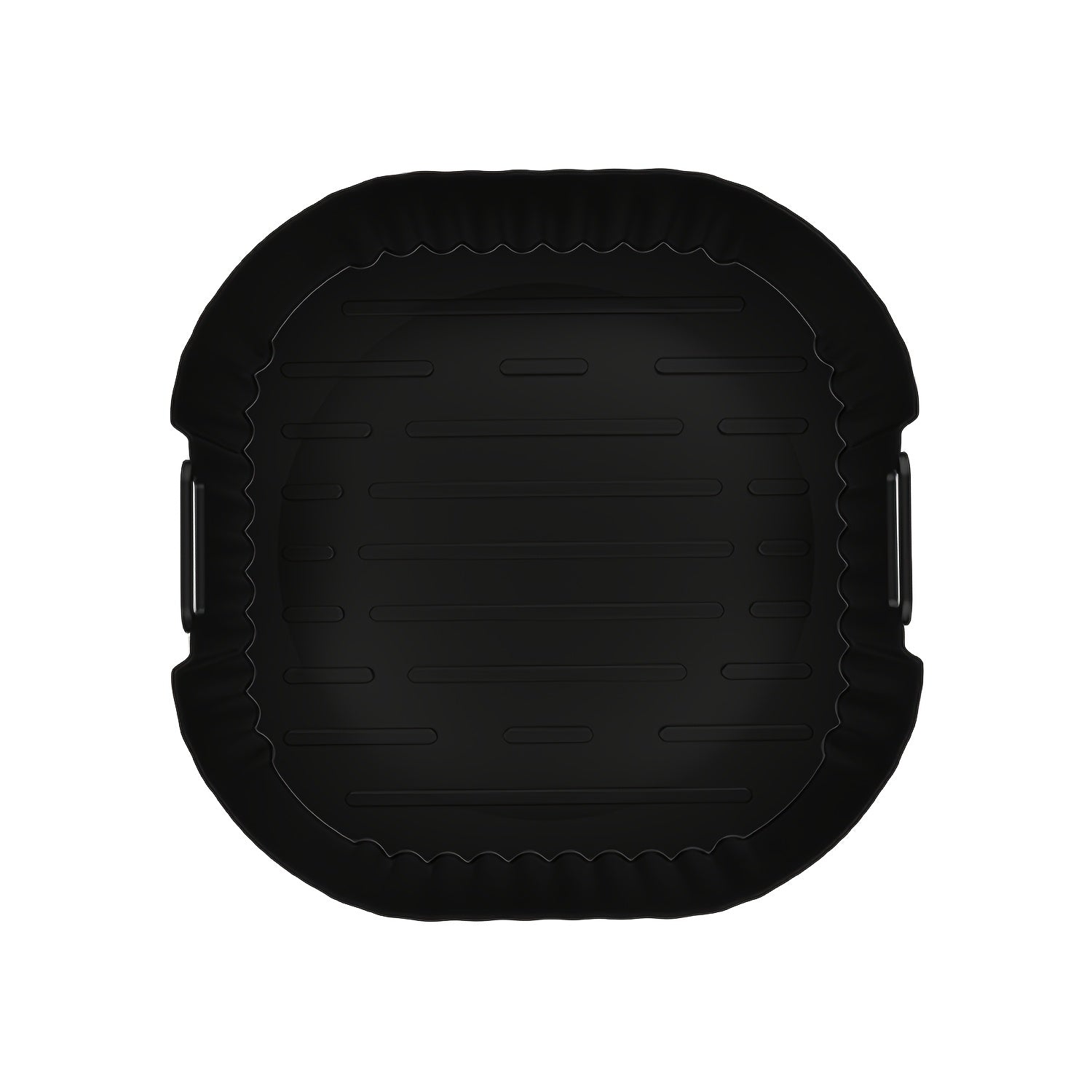 Black Silicone Baking Tray for Air Fryer Oven Microwave Non-Stick Food Grade