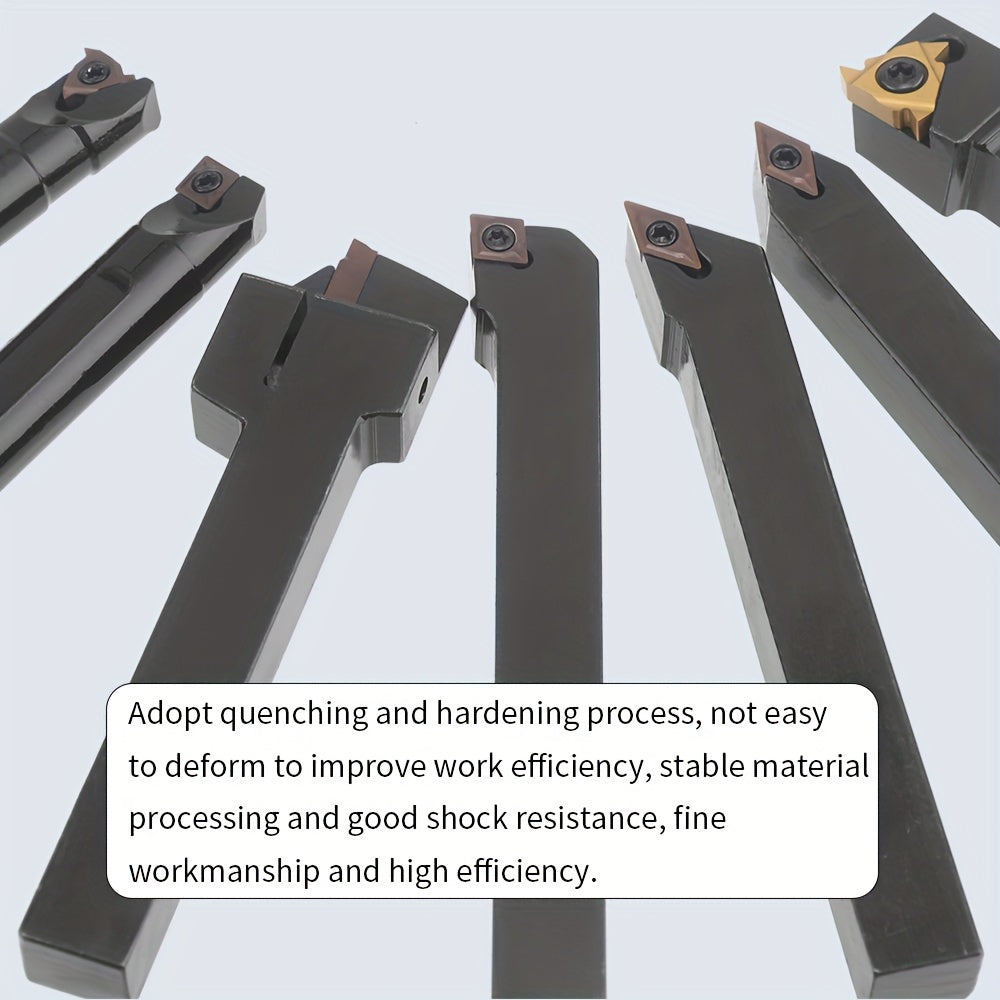 21-chi qismli metall frezalash asboblari to'plami, ip bilan tutuvchi, teshik ochish barlari va karbid plitalar bilan