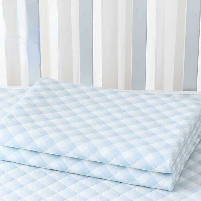 Water-Resistant Diaper Changing Pad with Absorbent Mat and Washable Mattress