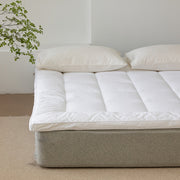 Full Size Mattress Protector Thin Down Alternative Breathable All Seasons