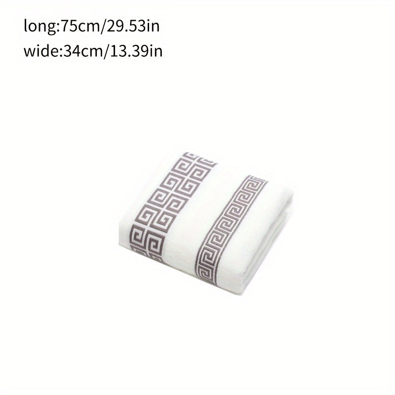 Juego de toallas de baño de algodón 2 estándar y 1 toalla de baño, suaves y absorbentes para uso en el baño