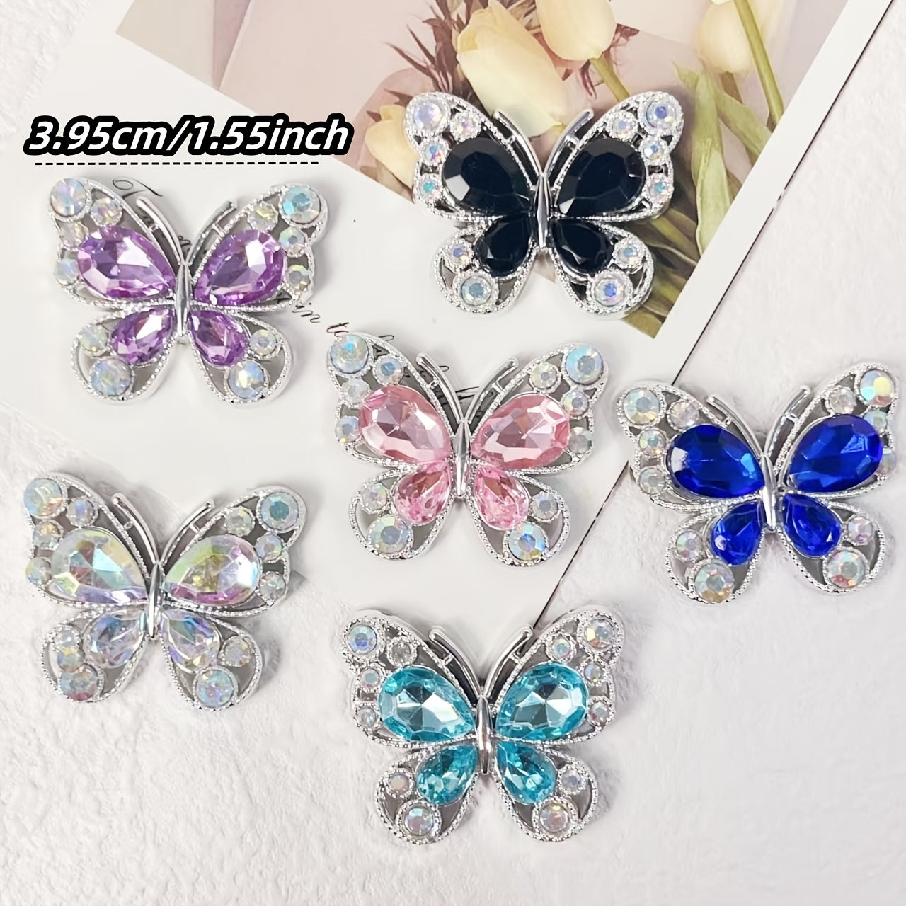 2PCS Kids Shoe Decorations Set | Detachable ABS Accessories for Casual and Board Shoes, Colorful Bow Knots