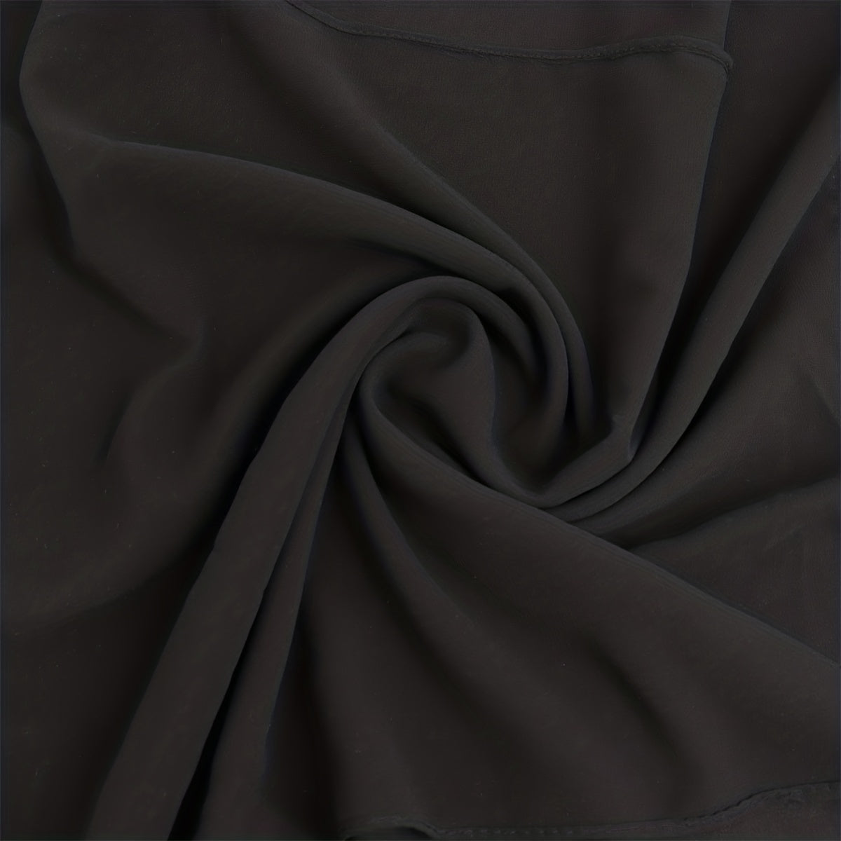 Ladies Black Chiffon Niqab Breathable Sun Protection Face Veil