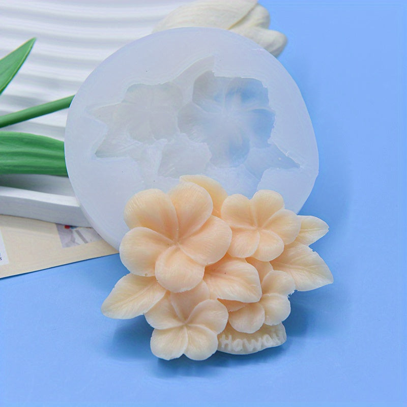 Silicone Flower-Shaped Mold for Cake Decorating, 3D Fondant, Chocolate