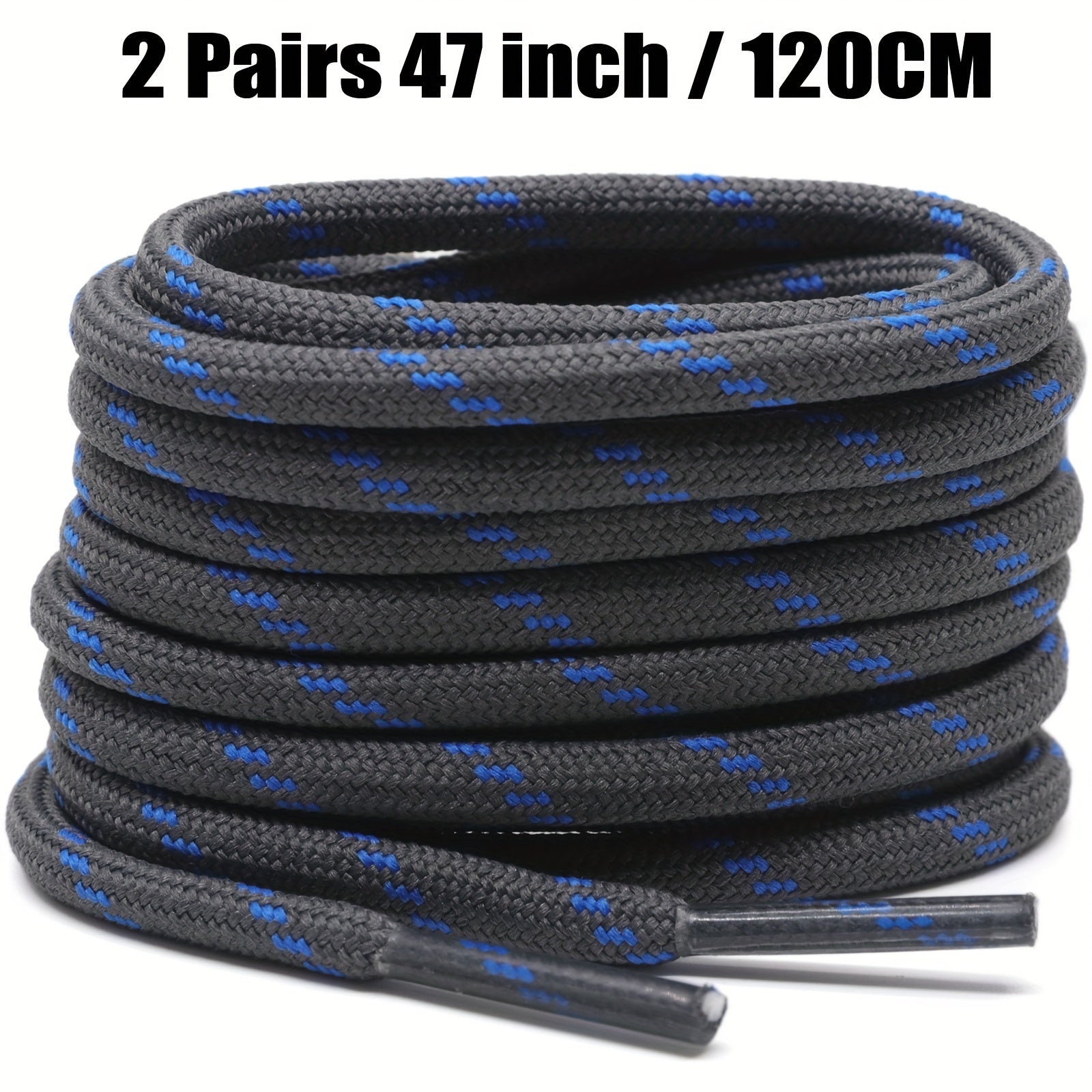 Unisex Thickened Round Climbing Shoe Laces for Hiking and Work Boots