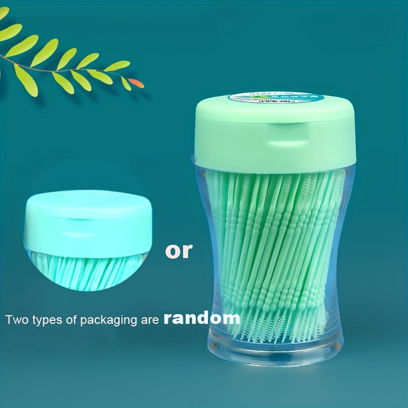 200PCS Double Head Disposable Interdental Dental Floss Picks Deep Cleaning Portable Hygienic Flossers