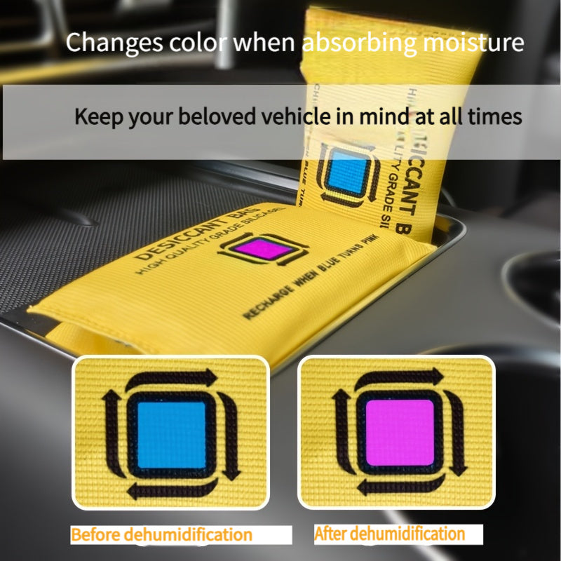 Многоразовая силиконовая сумка-осушитель с изменением цвета для гардероба и дома