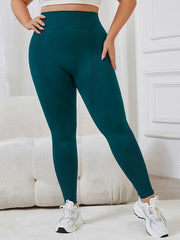 Plus Size Women's High-Waist Stretch Yoga Pants Tummy Control Leggings