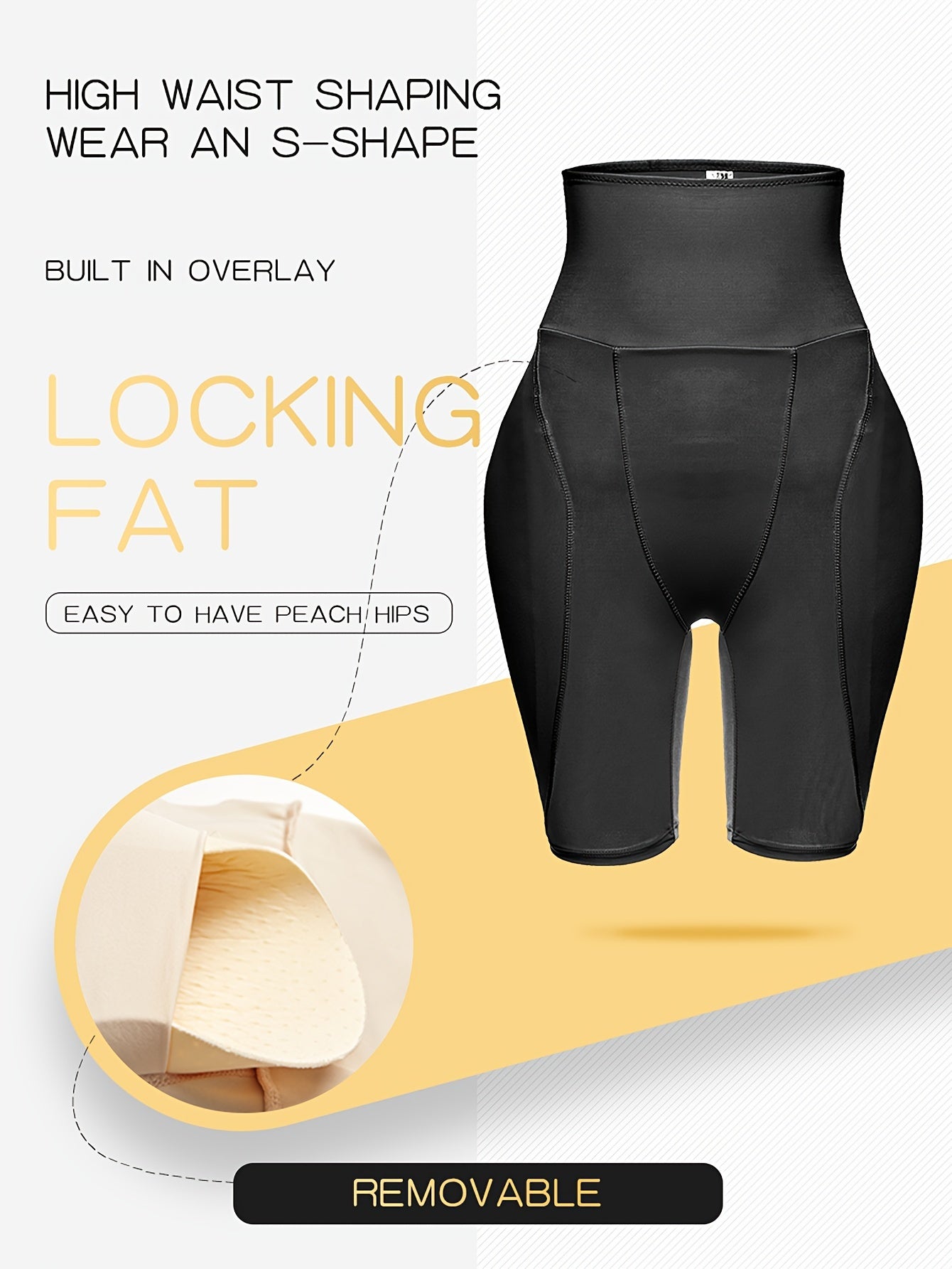 Bragas moldeadoras sin costuras para mujer, control de abdomen, levantamiento de glúteos, color sólido, spandex y poliéster