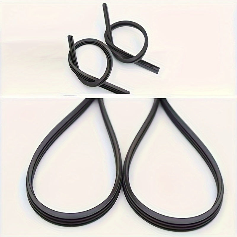 Universal Car Rain Wiper Rubber Strip Silicone 10.6mm Thick Suitable for Various Vehicles