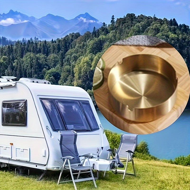 Uy va bar bezatish uchun metall dumaloq sigaret tutgichi, erkaklar va Onalar kuni, Yangi yil yoki Pasxa uchun mukammal sovg'a. Yashash xonalari, ofislar va har qanday uy muhitida ideal.