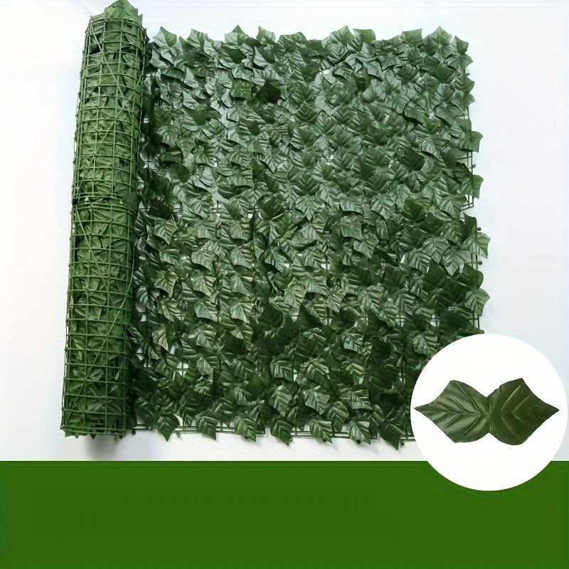 Artificial Ivy Fence Screen Privacy Fence Wall Cover for Outdoor Garden and Home
