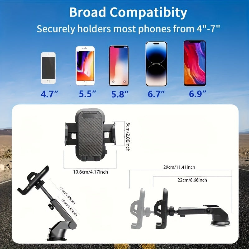 Soporte universal para teléfono de coche con ventosa para salidas de aire, soporte multimedia para salpicadero