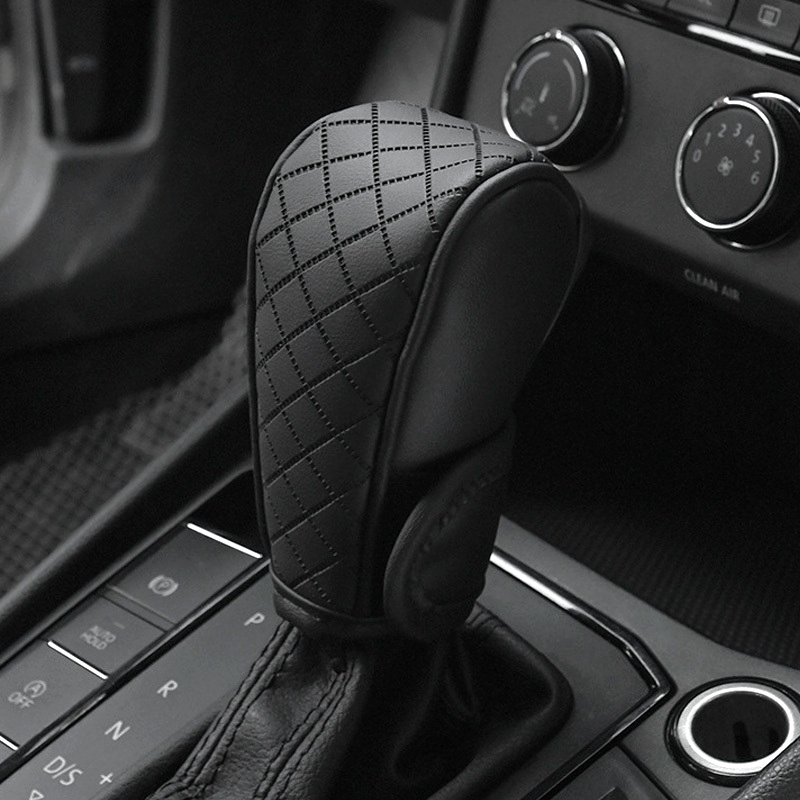 Universal avtomobil g'ildirak shifteri qopqog'i PU charm, sirpanishga qarshi, avtomobil aksessuarlari