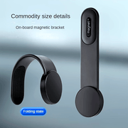 Universal Car Magnetic Phone Holder ABS Dashboard Mount Flexible Folding