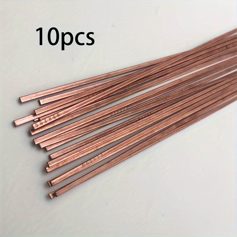 Copper Tube Welding Electrodes for Air Conditioning Refrigerator Maintenance Phosphor Copper Flat Electrodes
