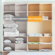 Set of 7 Vacuum Storage Bags with Hand Pump for Clothes Bedding and Travel