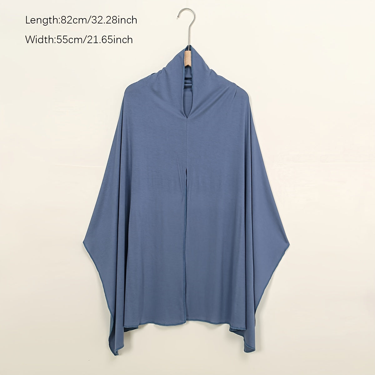 Women's Solid Color Breathable Scarf with Sun Protection and Equal Length Sides