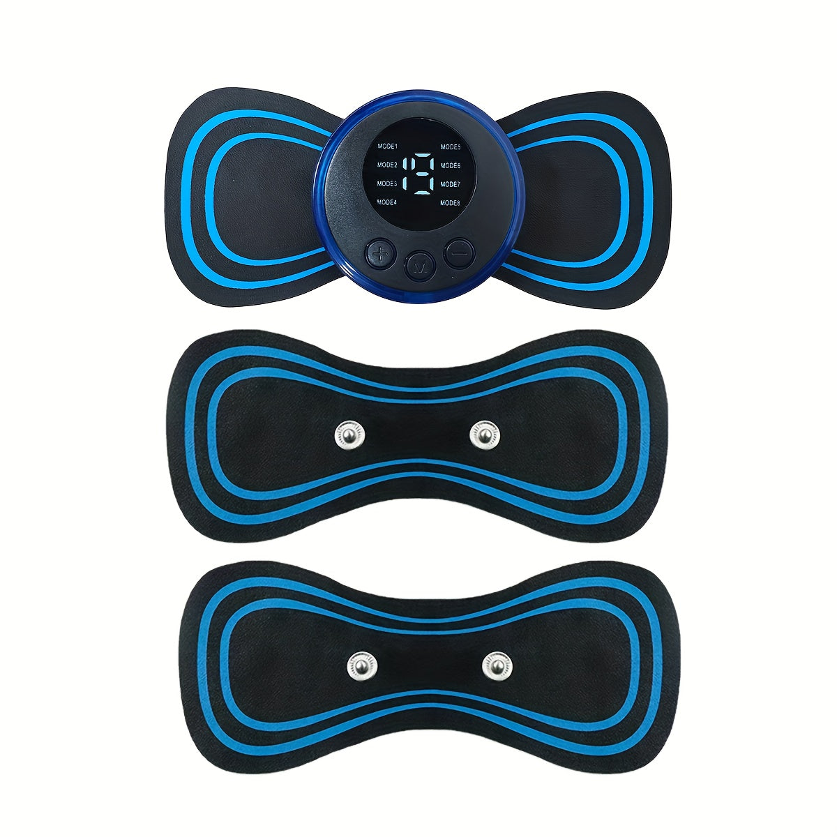 Home Massager with 3 Attachments USB Rechargeable 8 Modes 19 Intensity Levels for Men and Women