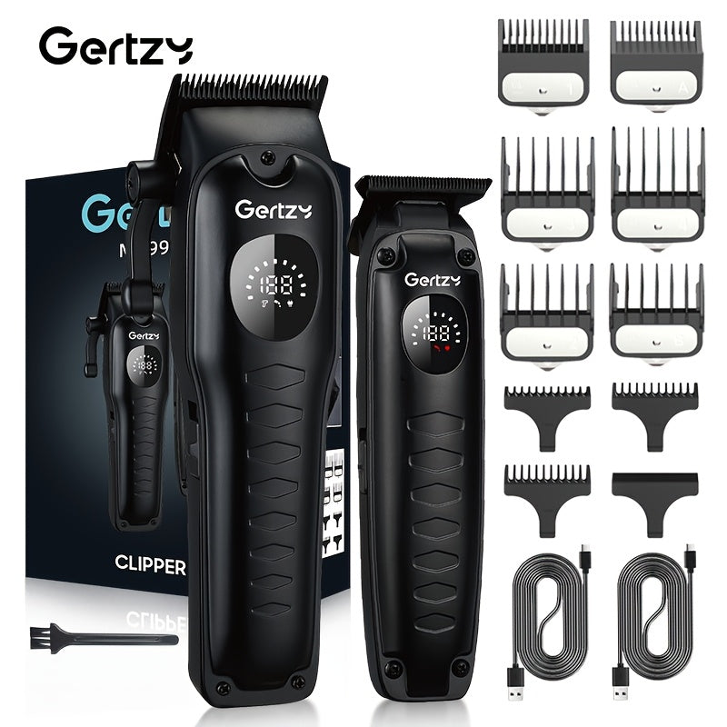Electric hair clipper with LED display USB charging perfect gift for men