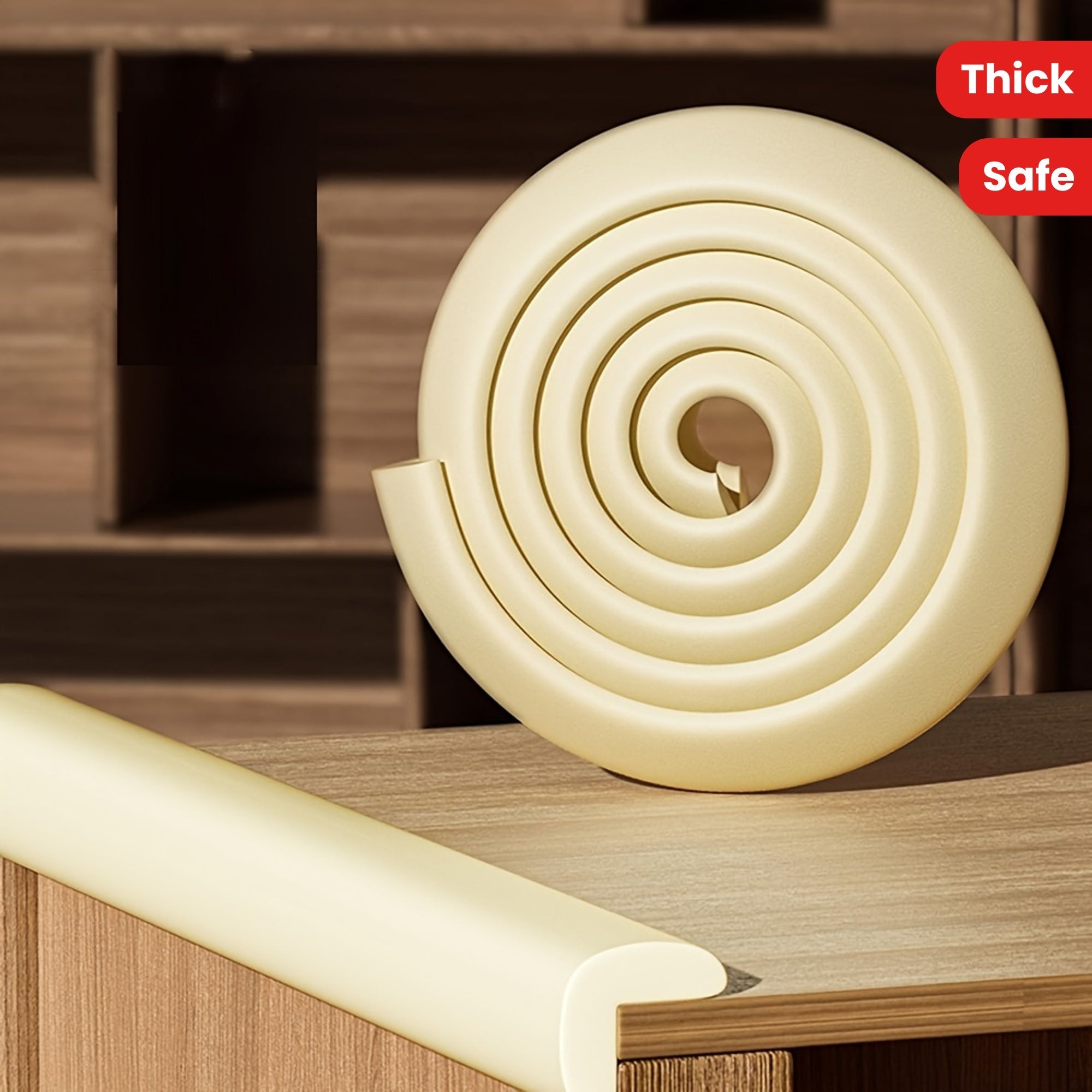 Soft Phthalate-Free Nitrile Foam Edge Protectors for Kids with Extra Thickness and L-Shaped Design