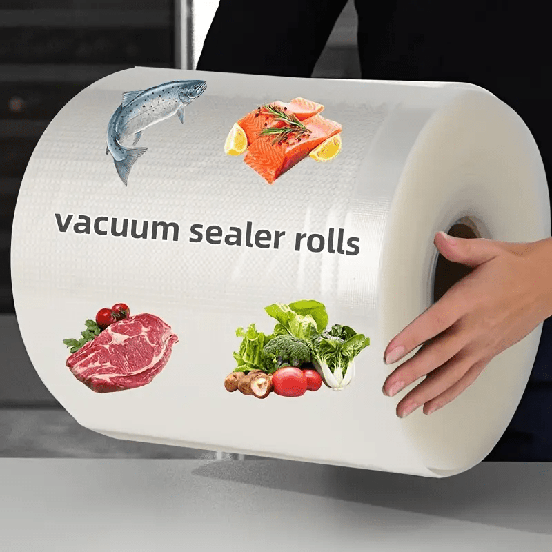 Rollo de bolsas de almacenamiento de alimentos al vacío de 15 metros para conservación